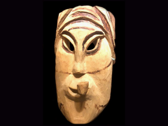 Used Ceremonial Mask 010