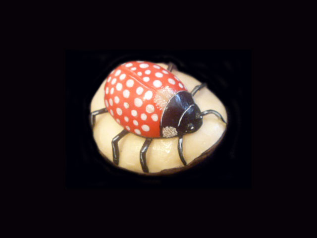 Carved Tagua Insect 0004