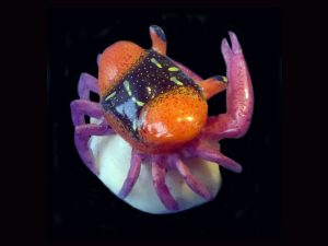 tropical crab figurine