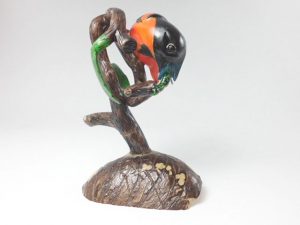 Carved Tagua Bird 0004